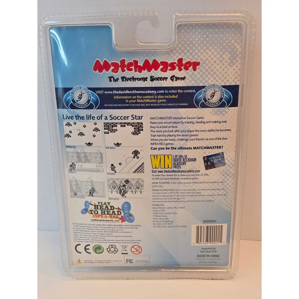 MatchMaster David Beckham Academy Head to Head Interactive Soccer Game Blue 2007